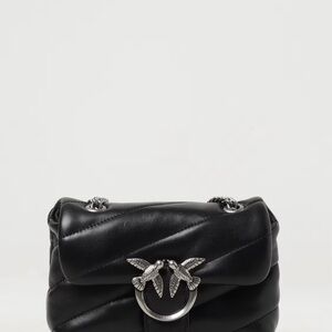 Pinko Mini puff Black Quilted Crossbody Bag